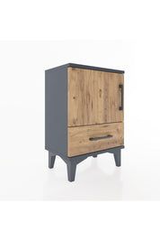 Arges Komodin 2 Raflı Tek Kapaklı 44x30x64 - S07M012V6A