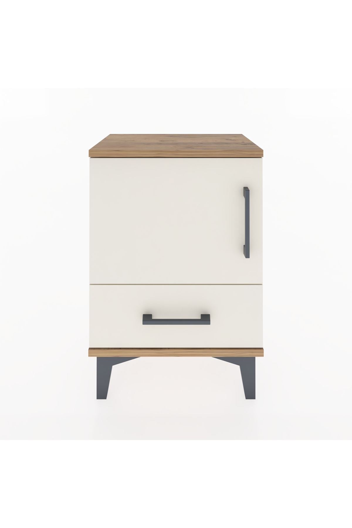 Arges Komodin 2 Raflı Tek Kapaklı 44x30x64 - S07M012V7A