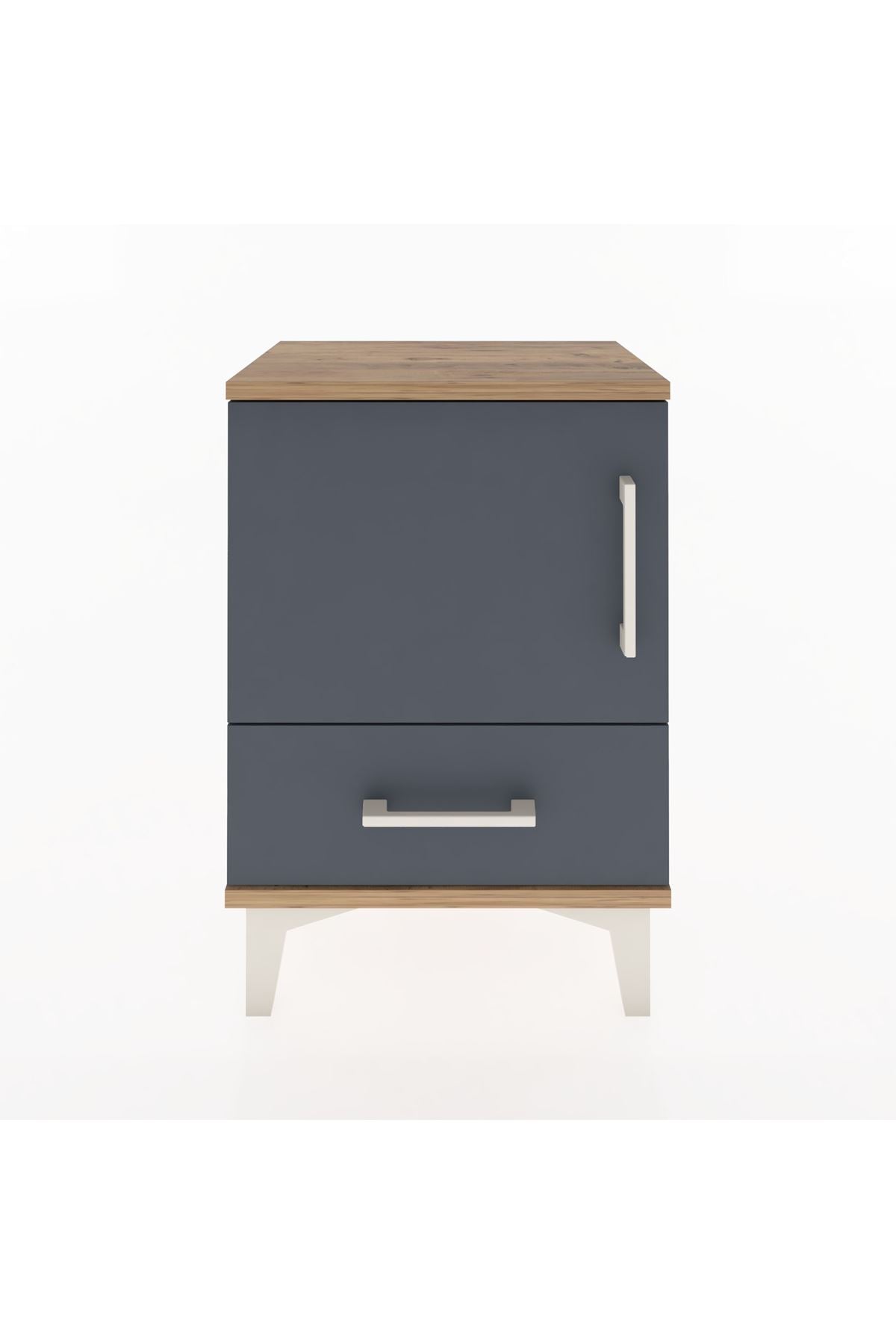 Arges Komodin 2 Raflı Tek Kapaklı 44x30x64 - S07M012V8A