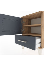 Arges Komodin 2 Raflı Tek Kapaklı 44x30x64 - S07M012V8A