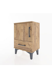 Arges Komodin 2 Raflı Tek Kapaklı 44x30x64 - S07M012V9A