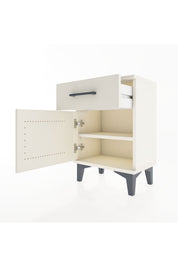 Arges Komodin Tek Raflı Tek Kapaklı 44x30x64 - S07M013V1A