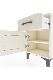 Arges Komodin Tek Raflı Tek Kapaklı 44x30x64 - S07M013V1A