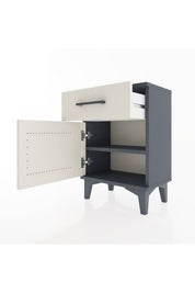Arges Komodin Tek Raflı Tek Kapaklı 44x30x64 - S07M013V4A