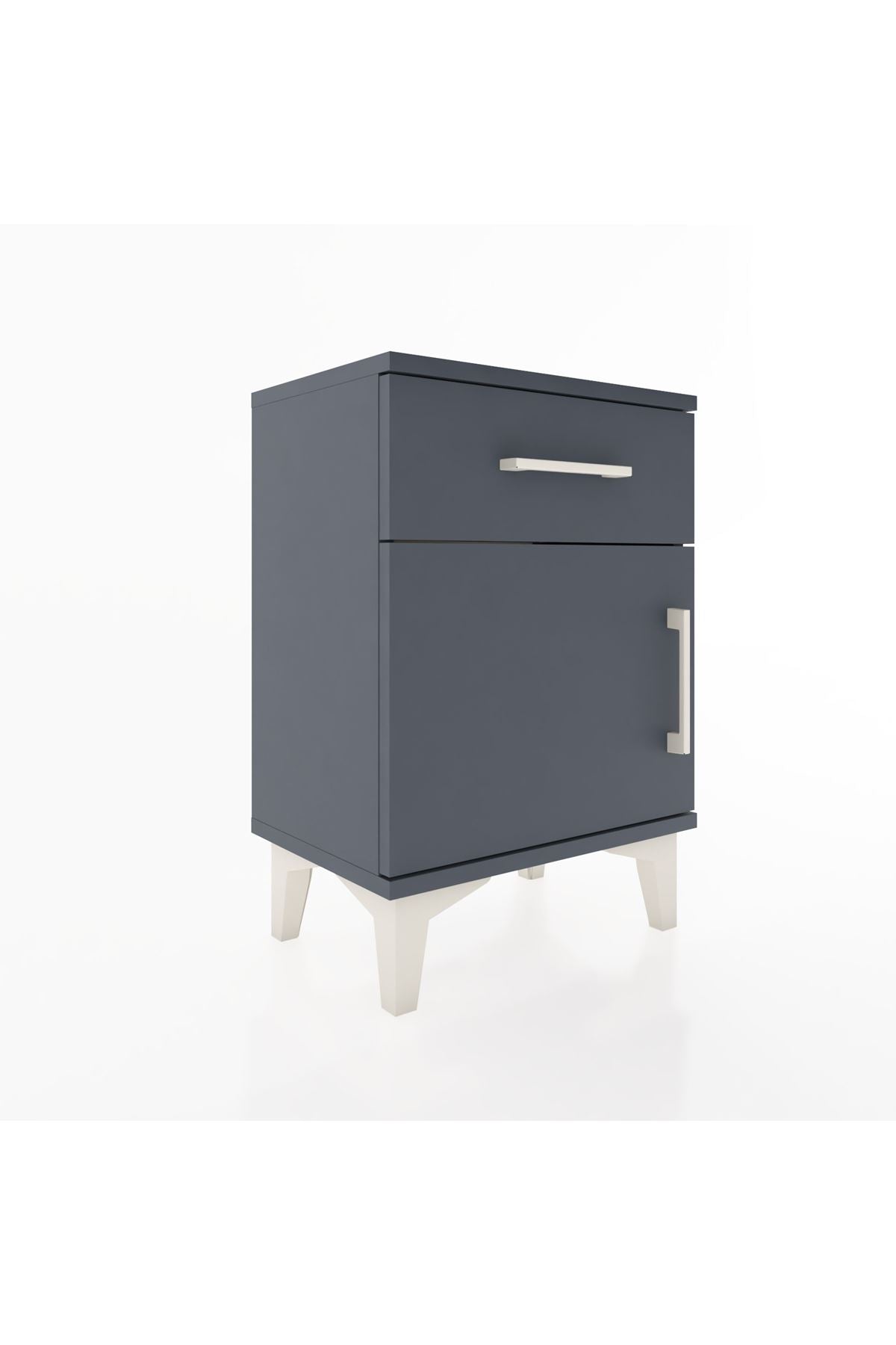 Arges Komodin Tek Raflı Tek Kapaklı 44x30x64 - S07M013V5A