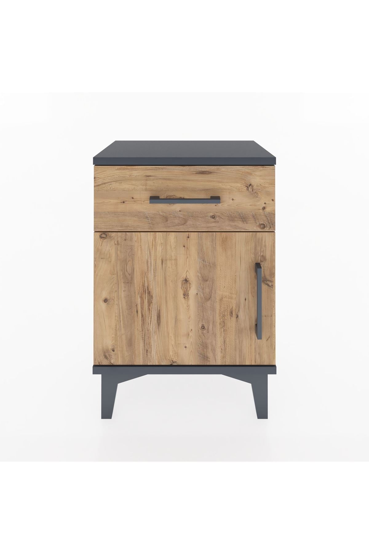 Arges Komodin Tek Raflı Tek Kapaklı 44x30x64 - S07M013V6A