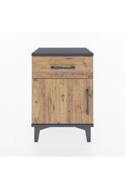 Arges Komodin Tek Raflı Tek Kapaklı 44x30x64 - S07M013V6A