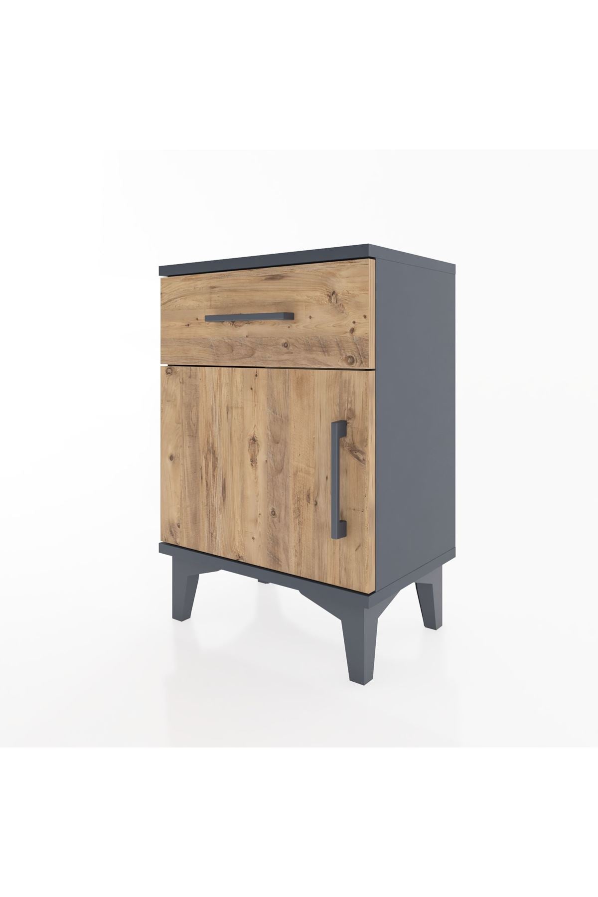 Arges Komodin Tek Raflı Tek Kapaklı 44x30x64 - S07M013V6A