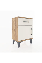 Arges Komodin Tek Raflı Tek Kapaklı 44x30x64 - S07M013V7A