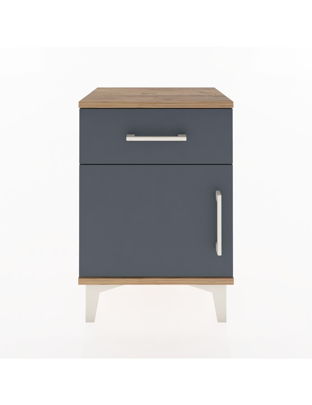 Arges Komodin Tek Raflı Tek Kapaklı 44x30x64 - S07M013V8A