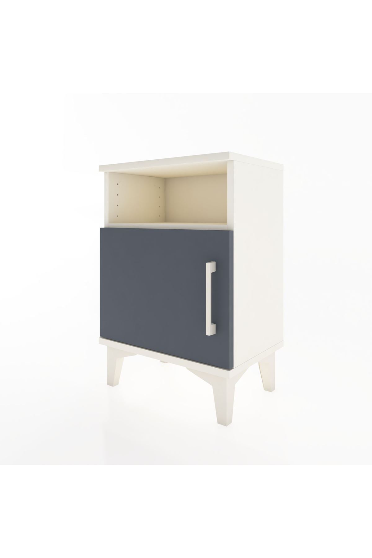 Arges Komodin 2 Raflı Tek Kapaklı 44x30x64 - S07M014V2A