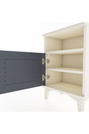 Arges Komodin 2 Raflı Tek Kapaklı 44x30x64 - S07M014V2A