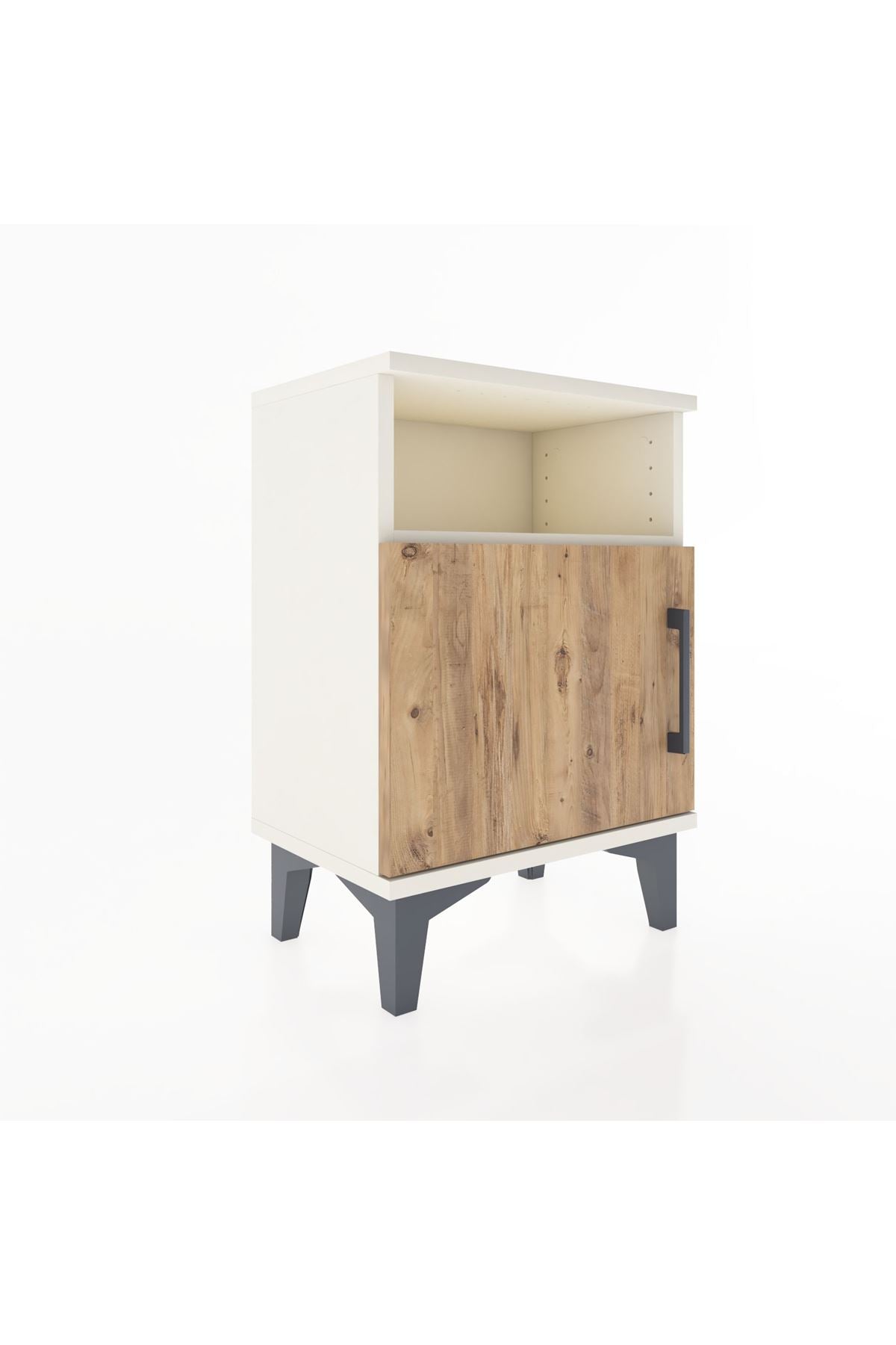 Arges Komodin 2 Raflı Tek Kapaklı 44x30x64 - S07M014V3A