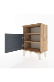 Arges Komodin 2 Raflı Tek Kapaklı 44x30x64 - S07M014V8A
