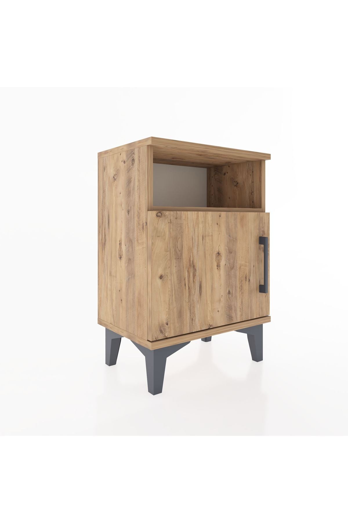Arges Komodin 2 Raflı Tek Kapaklı 44x30x64 - S07M014V9A