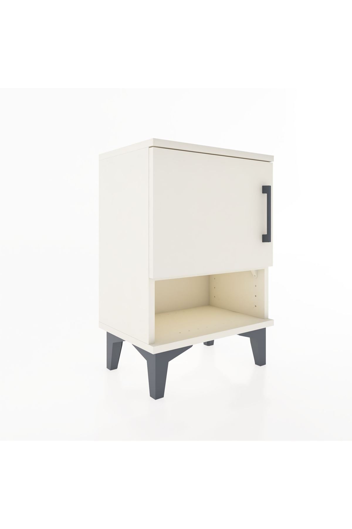 Arges Komodin 2 Raflı Tek Kapaklı 44x30x64 - S07M015V1A