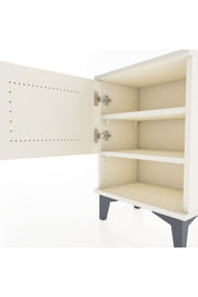 Arges Komodin 2 Raflı Tek Kapaklı 44x30x64 - S07M015V1A