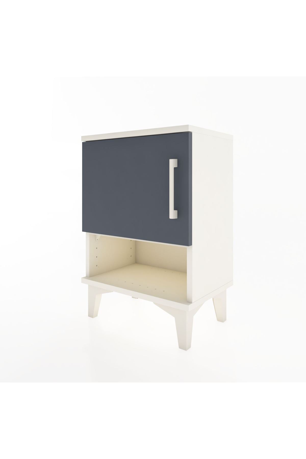 Arges Komodin 2 Raflı Tek Kapaklı 44x30x64 - S07M015V2A