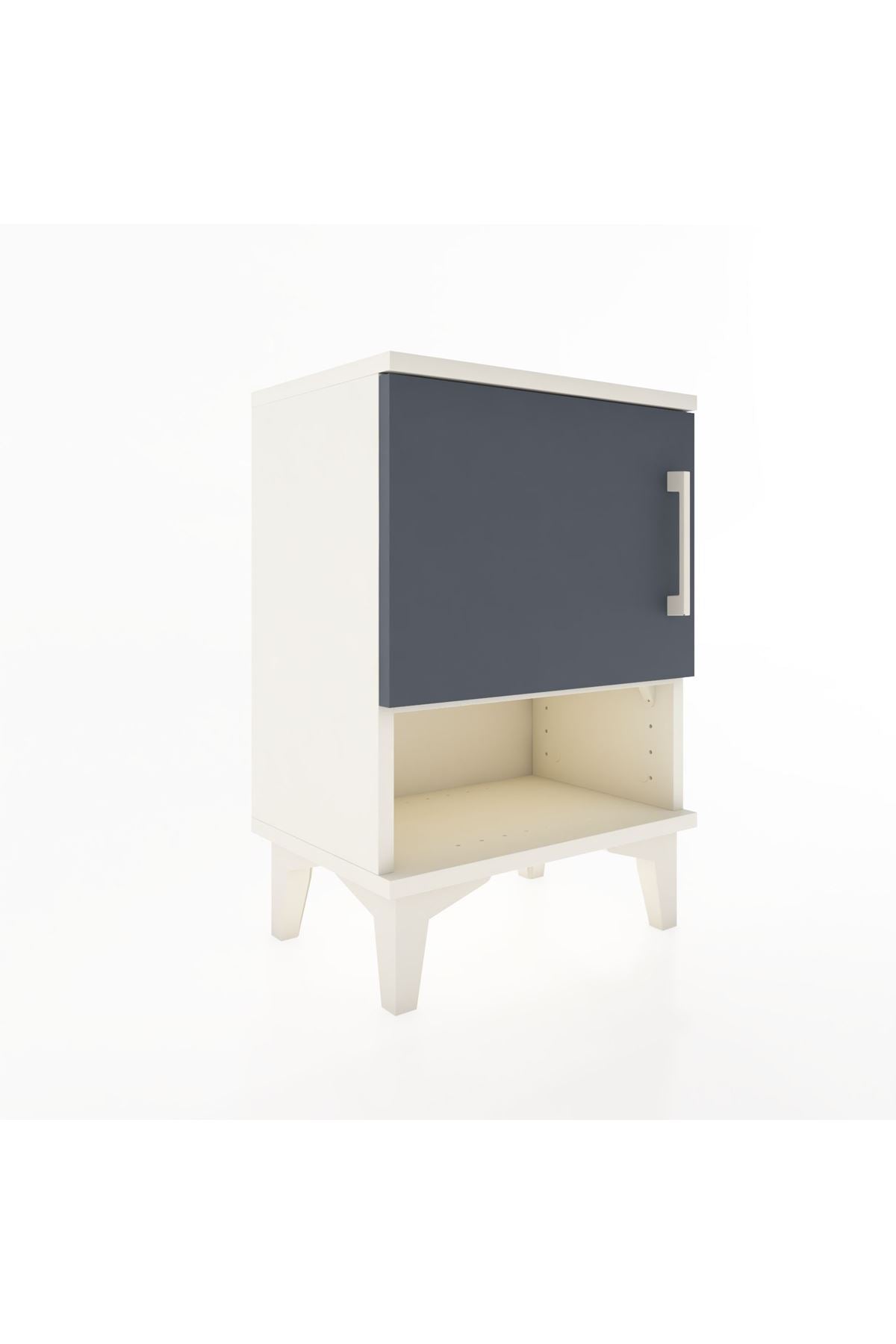 Arges Komodin 2 Raflı Tek Kapaklı 44x30x64 - S07M015V2A