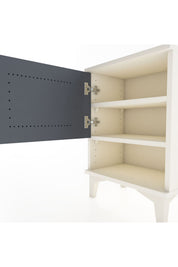 Arges Komodin 2 Raflı Tek Kapaklı 44x30x64 - S07M015V2A