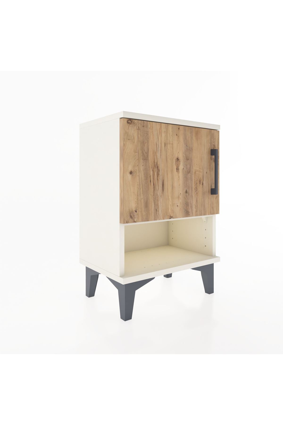 Arges Komodin 2 Raflı Tek Kapaklı 44x30x64 - S07M015V3A
