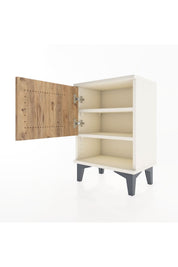 Arges Komodin 2 Raflı Tek Kapaklı 44x30x64 - S07M015V3A
