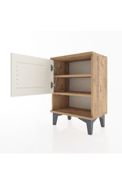 Arges Komodin 2 Raflı Tek Kapaklı 44x30x64 - S07M015V7A