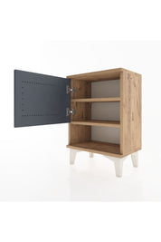 Arges Komodin 2 Raflı Tek Kapaklı 44x30x64 - S07M015V8A