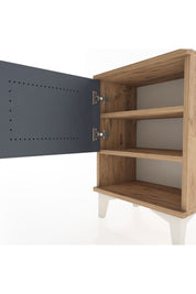 Arges Komodin 2 Raflı Tek Kapaklı 44x30x64 - S07M015V8A
