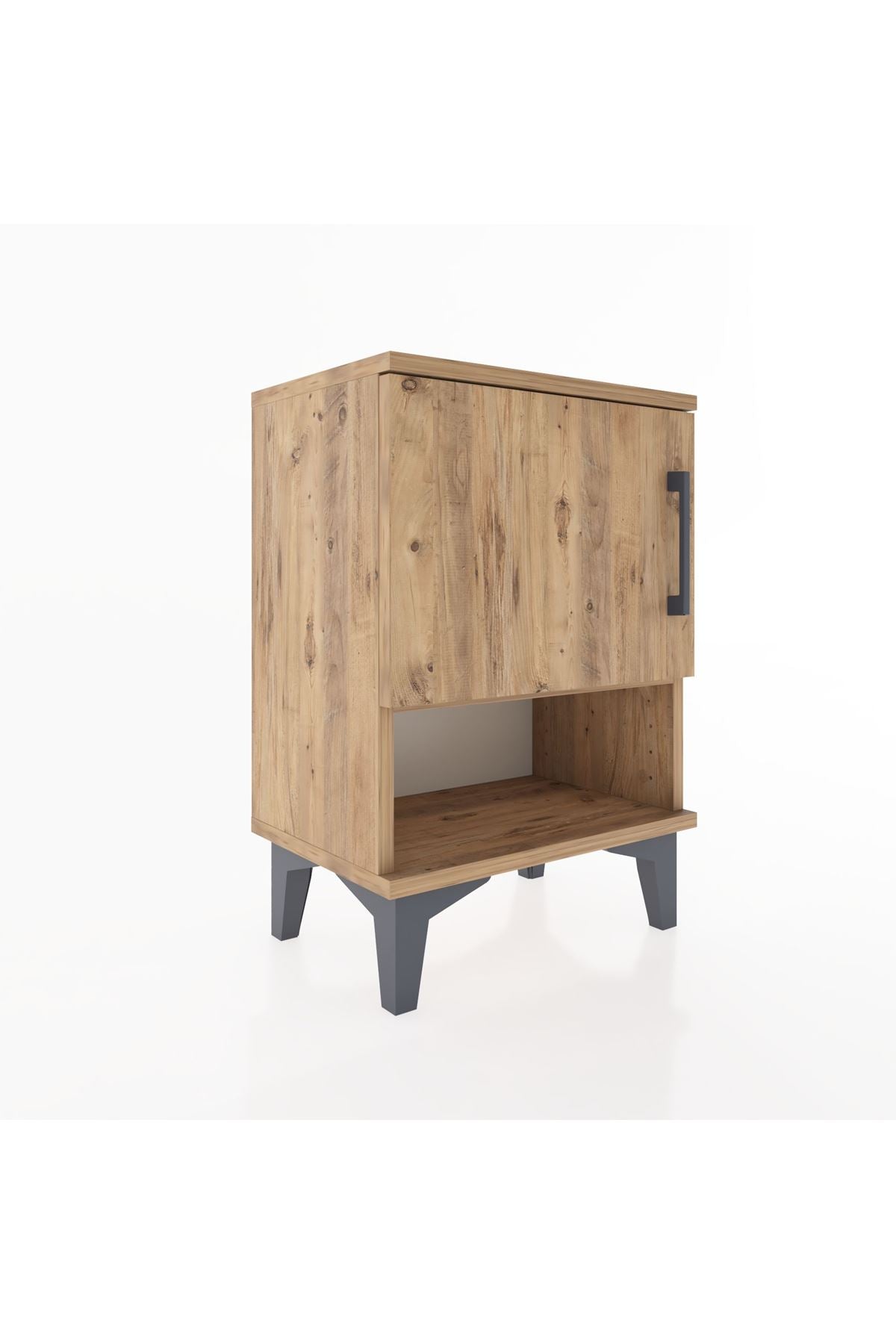 Arges Komodin 2 Raflı Tek Kapaklı 44x30x64 - S07M015V9A