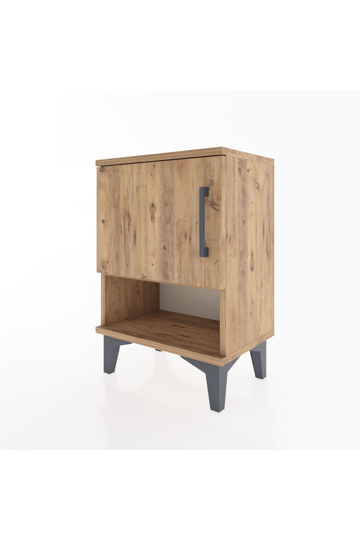 Arges Komodin 2 Raflı Tek Kapaklı 44x30x64 - S07M015V9A