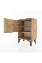 Arges Komodin 2 Raflı Tek Kapaklı 44x30x64 - S07M015V9A