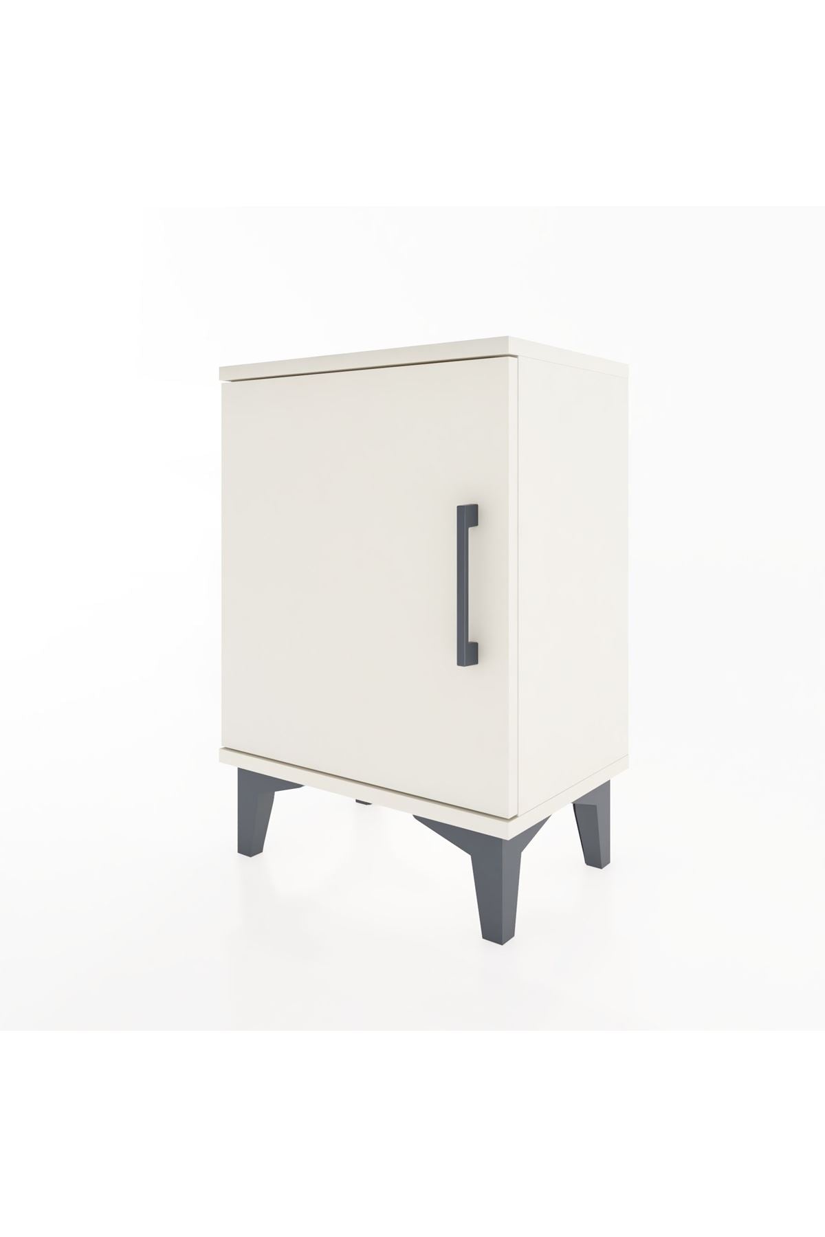 Arges Komodin 2 Raflı Tek Kapaklı 44x30x64 - S07M016V1A
