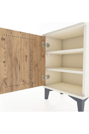 Arges Komodin 2 Raflı Tek Kapaklı 44x30x64 - S07M016V3A