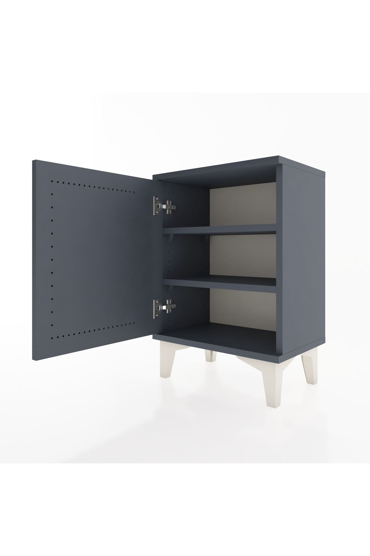 Arges Komodin 2 Raflı Tek Kapaklı 44x30x64 - S07M016V5A