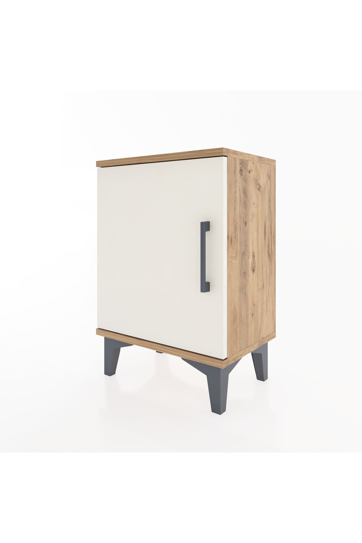 Arges Komodin 2 Raflı Tek Kapaklı 44x30x64 - S07M016V7A