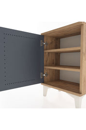 Arges Komodin 2 Raflı Tek Kapaklı 44x30x64 - S07M016V8A