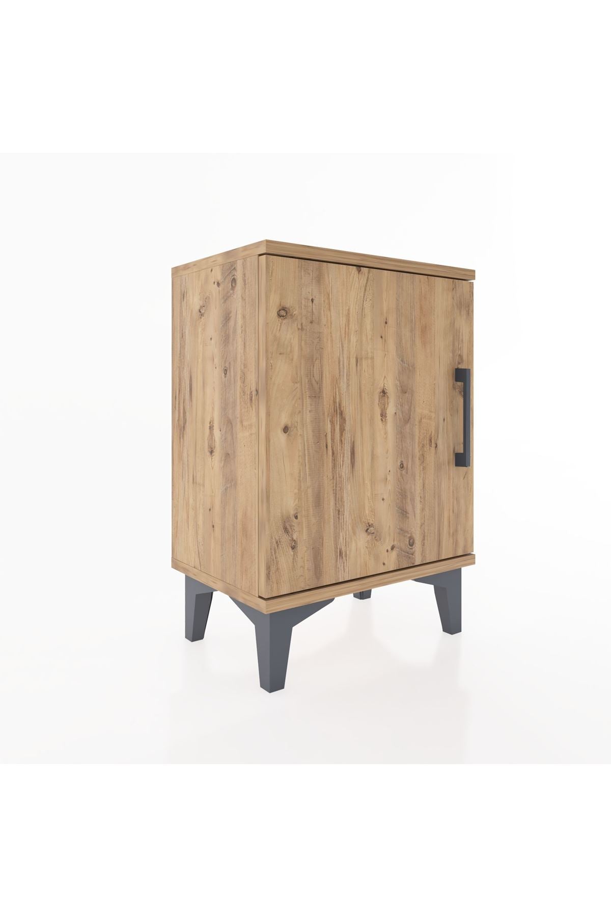 Arges Komodin 2 Raflı Tek Kapaklı 44x30x64 - S07M016V9A