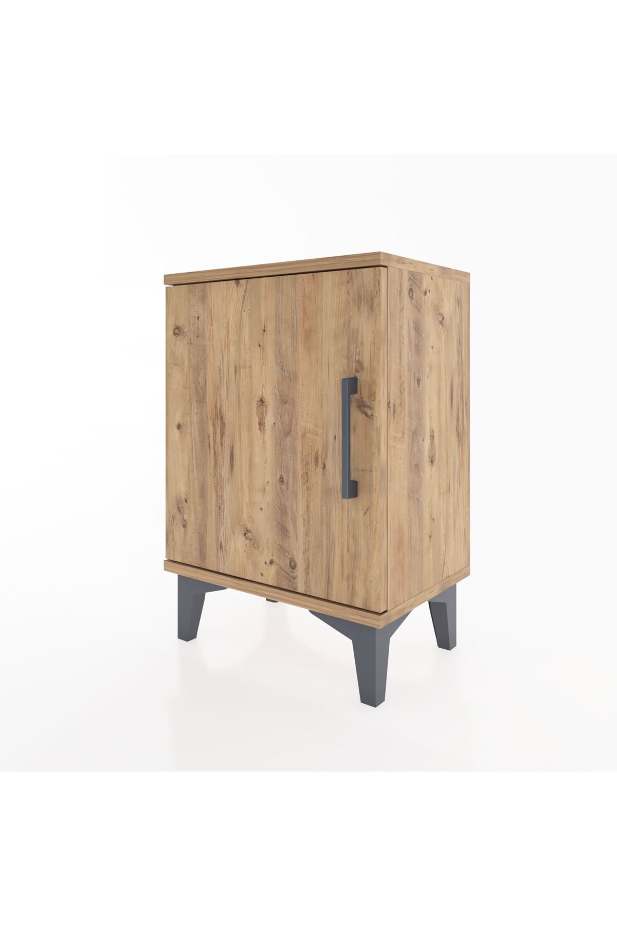 Arges Komodin 2 Raflı Tek Kapaklı 44x30x64 - S07M016V9A