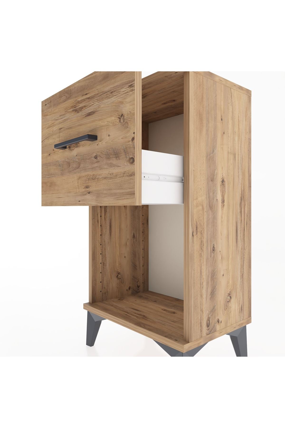 Arges Komodin Tek Çekmeceli 44x30x80 - S08M020V9A