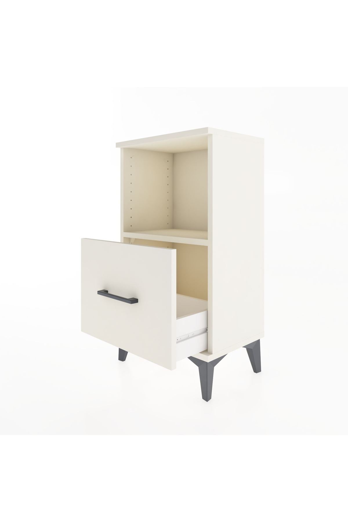 Arges Komodin Tek Raflı Tek Çekmeceli 44x30x80 - S08M021V1A