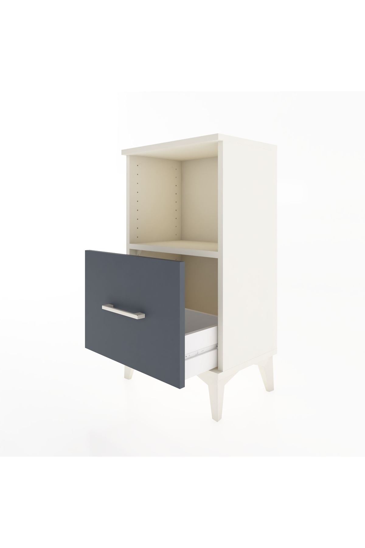 Arges Komodin Tek Raflı Tek Çekmeceli 44x30x80 - S08M021V2A