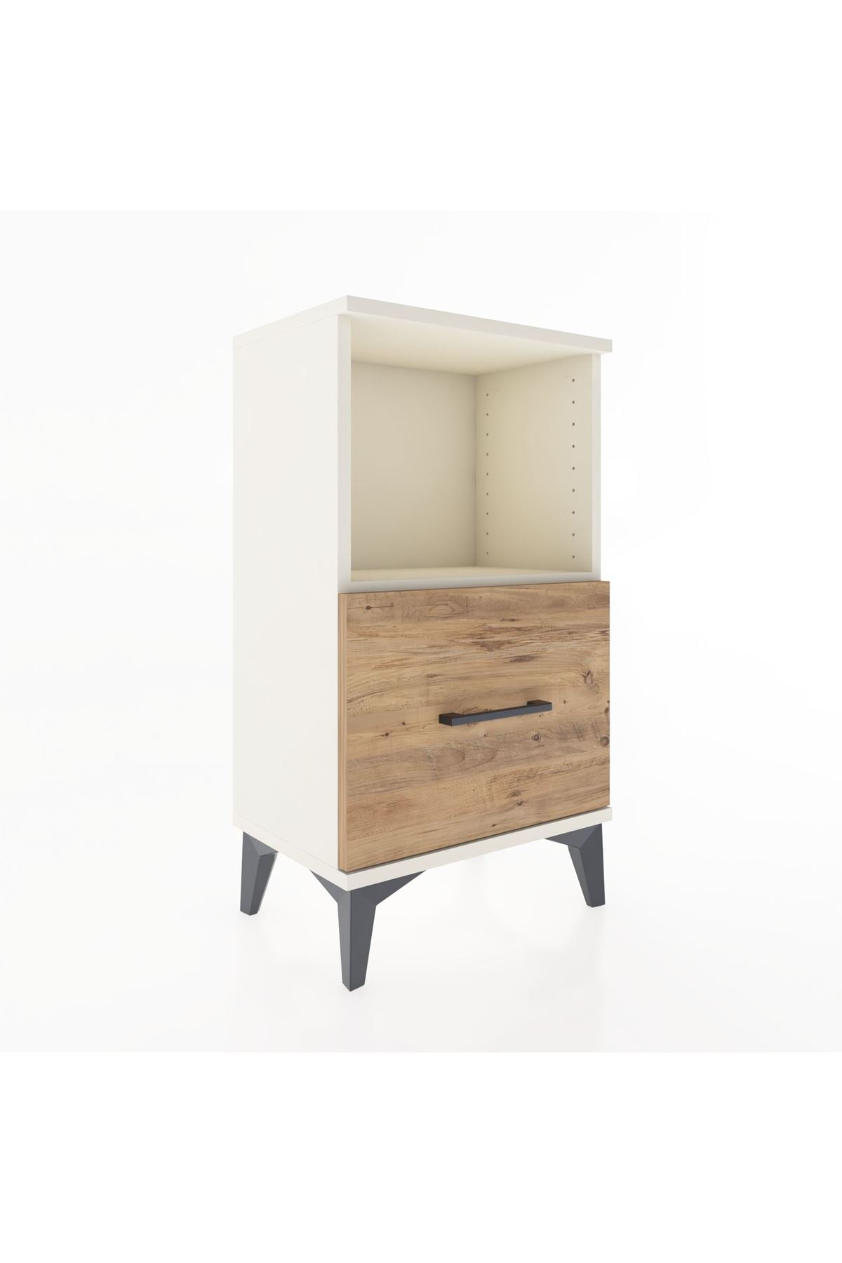 Arges Komodin Tek Raflı Tek Çekmeceli 44x30x80 - S08M021V3A