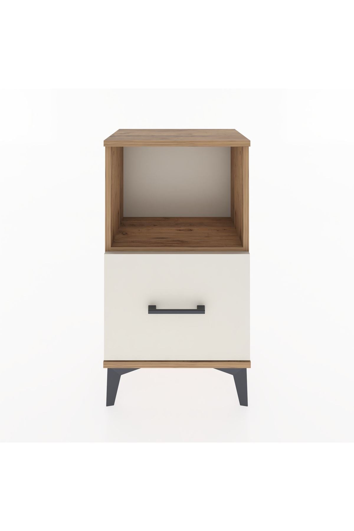 Arges Komodin Tek Raflı Tek Çekmeceli 44x30x80 - S08M021V7A