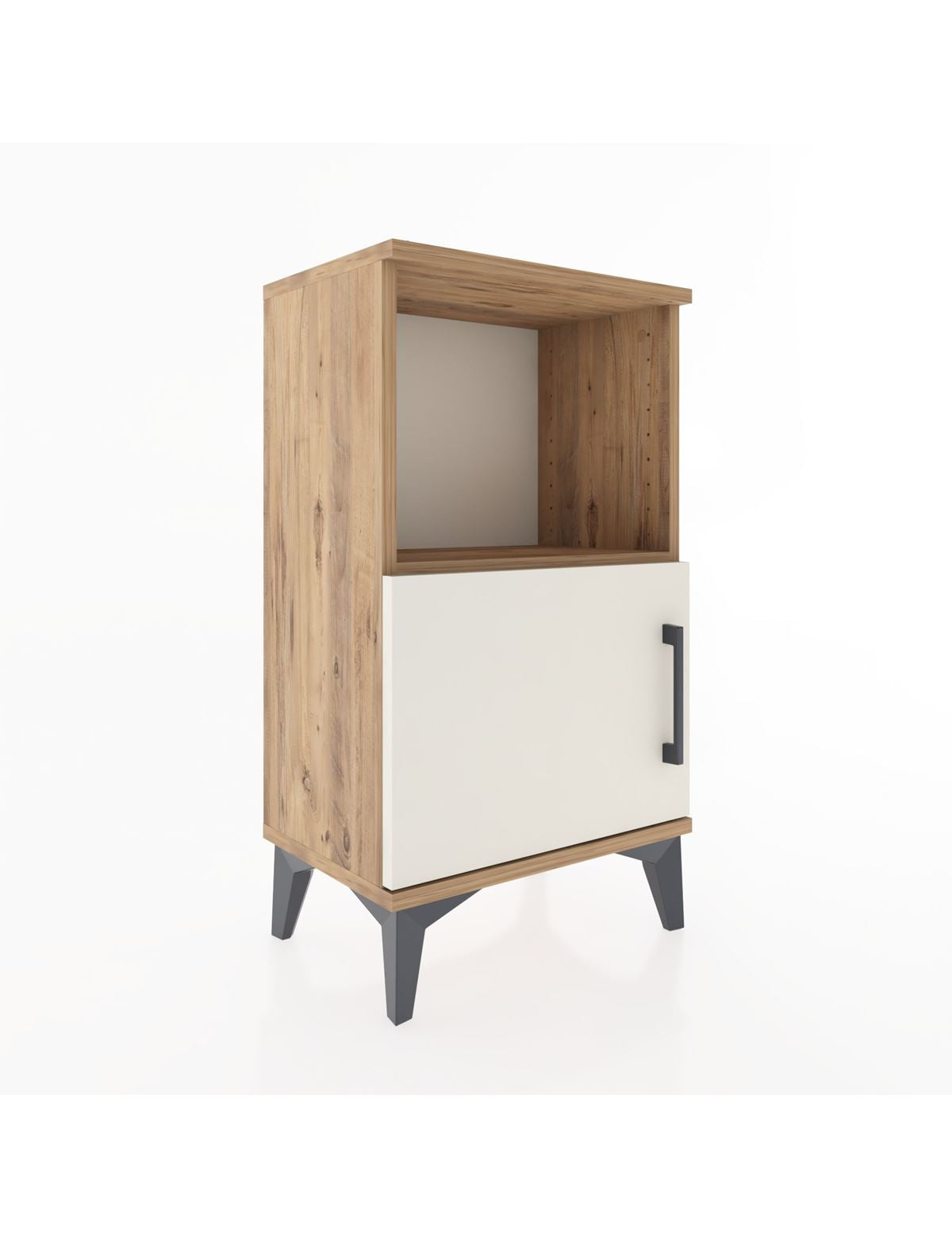 Arges Komodin 2 Raflı Tek Kapaklı 44x30x80 - S08M001V7A