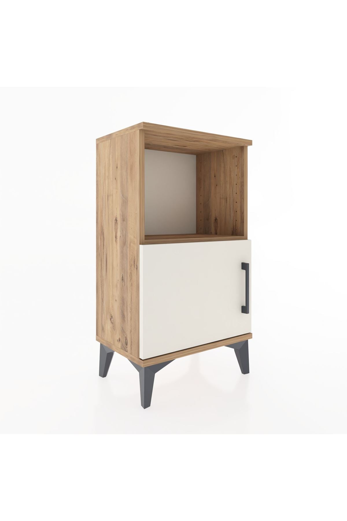 Arges Komodin 2 Raflı Tek Kapaklı 44x30x80 - S08M001V7A
