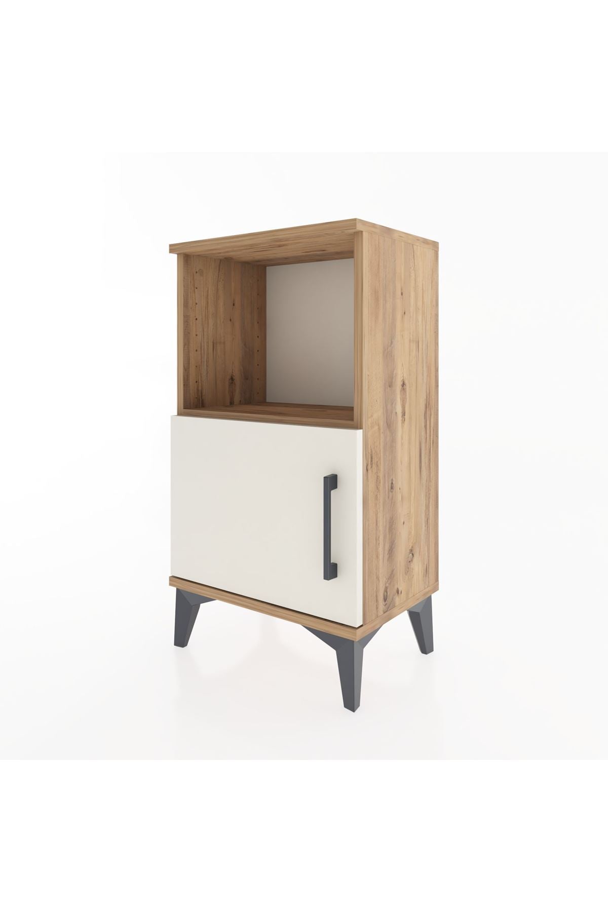 Arges Komodin 2 Raflı Tek Kapaklı 44x30x80 - S08M001V7A
