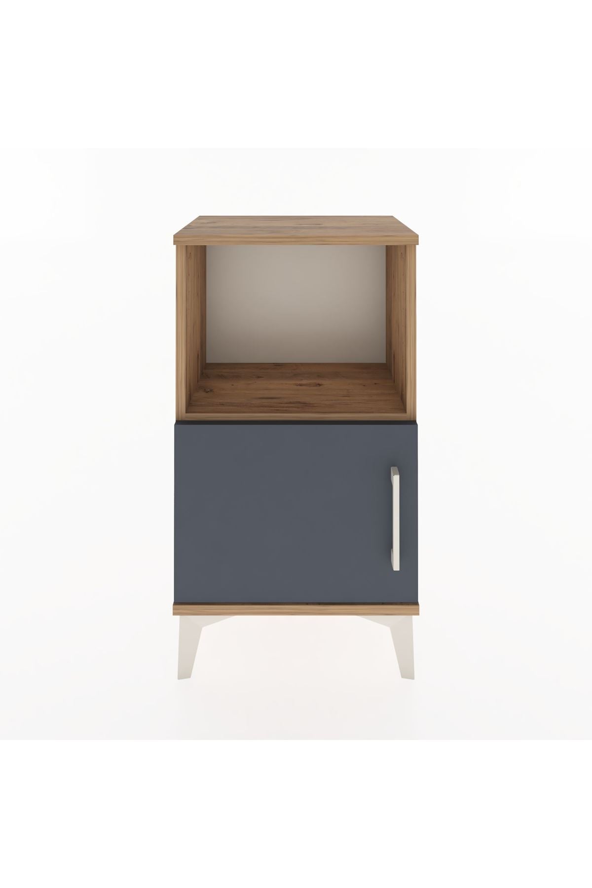 Arges Komodin 2 Raflı Tek Kapaklı 44x30x80 - S08M001V8A