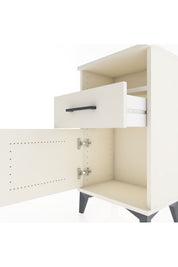 Arges Komodin 2 Raflı Tek Çekmeceli Tek Kapaklı 44x30x80 - S08M003V1A