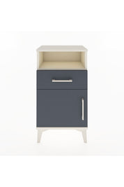 Arges Komodin 2 Raflı Tek Çekmeceli Tek Kapaklı 44x30x80 - S08M003V2A